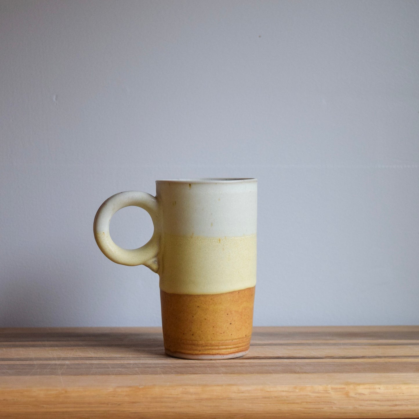 Ceramic Mug & Natural dyed Mat | Fall Meadow