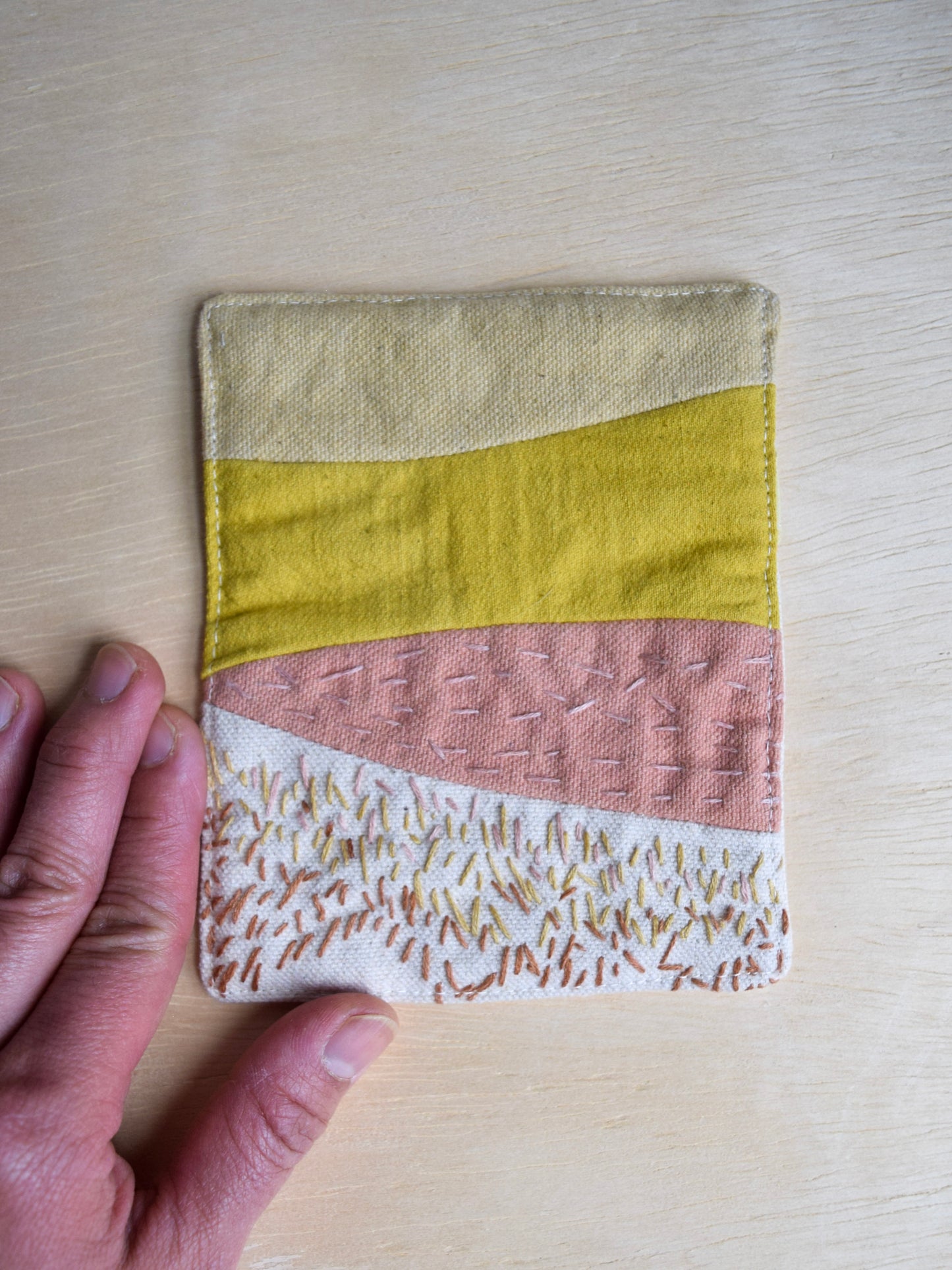 Ceramic Mug & Natural dyed Mat Set -- Dawn