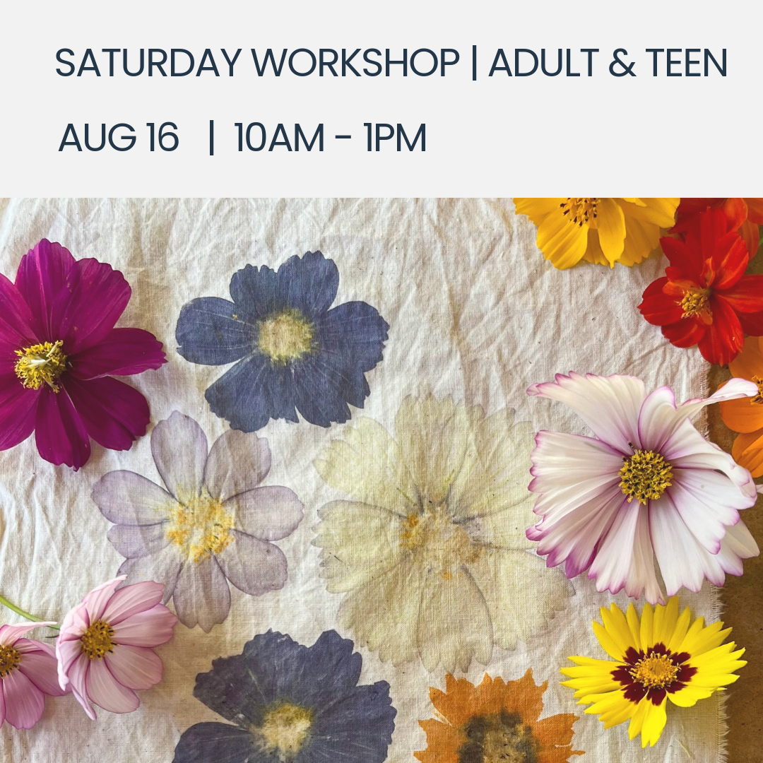 Floral Eco-Printing Workshop | Aug 16th (Satuarday) | 10am - 1pm