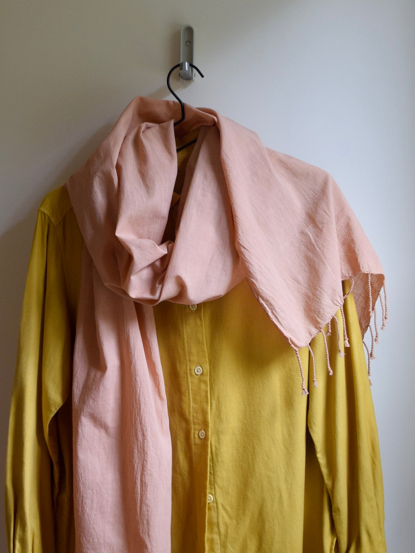 Marigold, Natural-dyed Organic Flannel Tunic Shirt