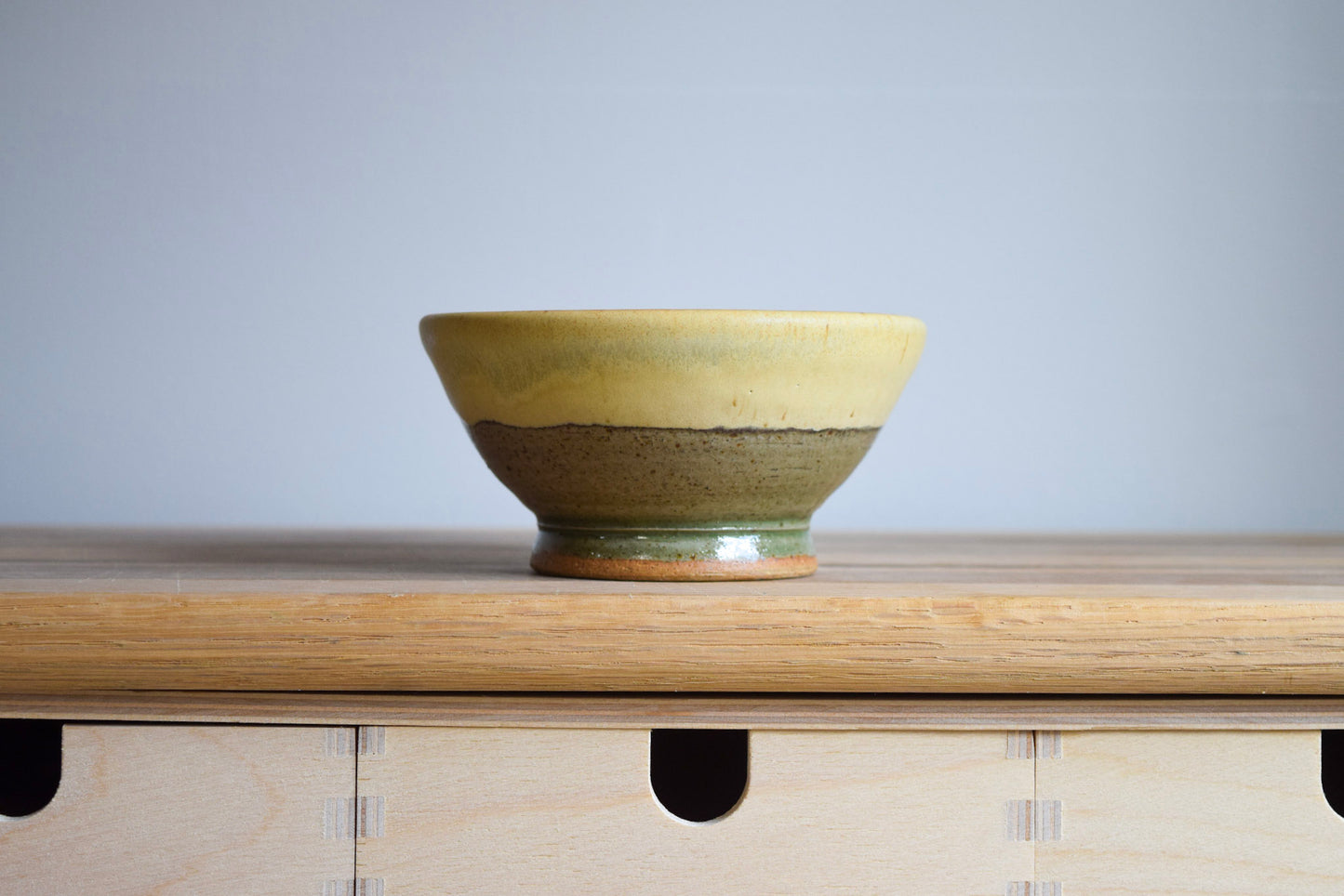 Ceramic Bowl & Natural dyed Mat | Dawn IV