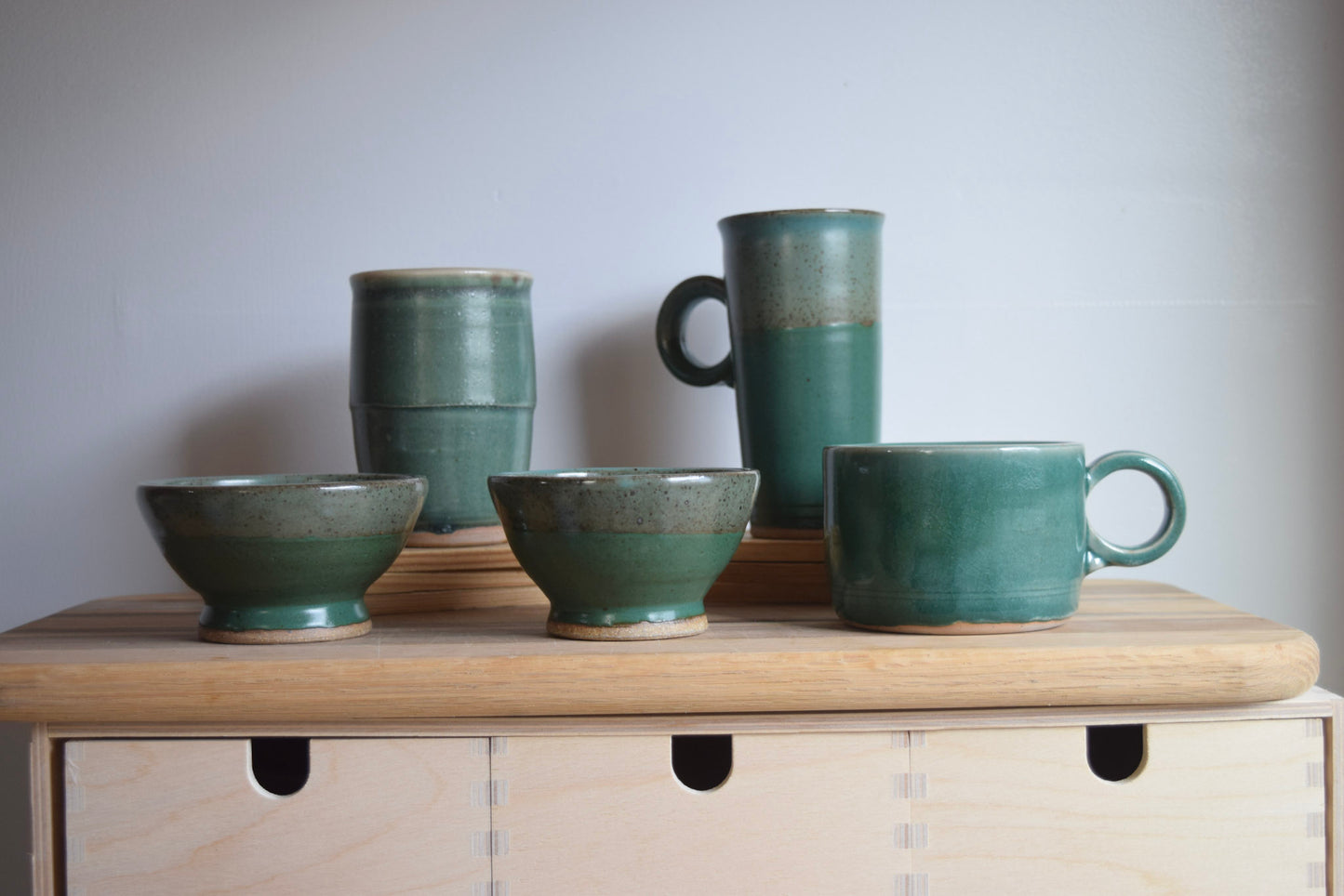 Ceramic Bowl Set of Two Appetizer Bowls | Pine Forest Collection