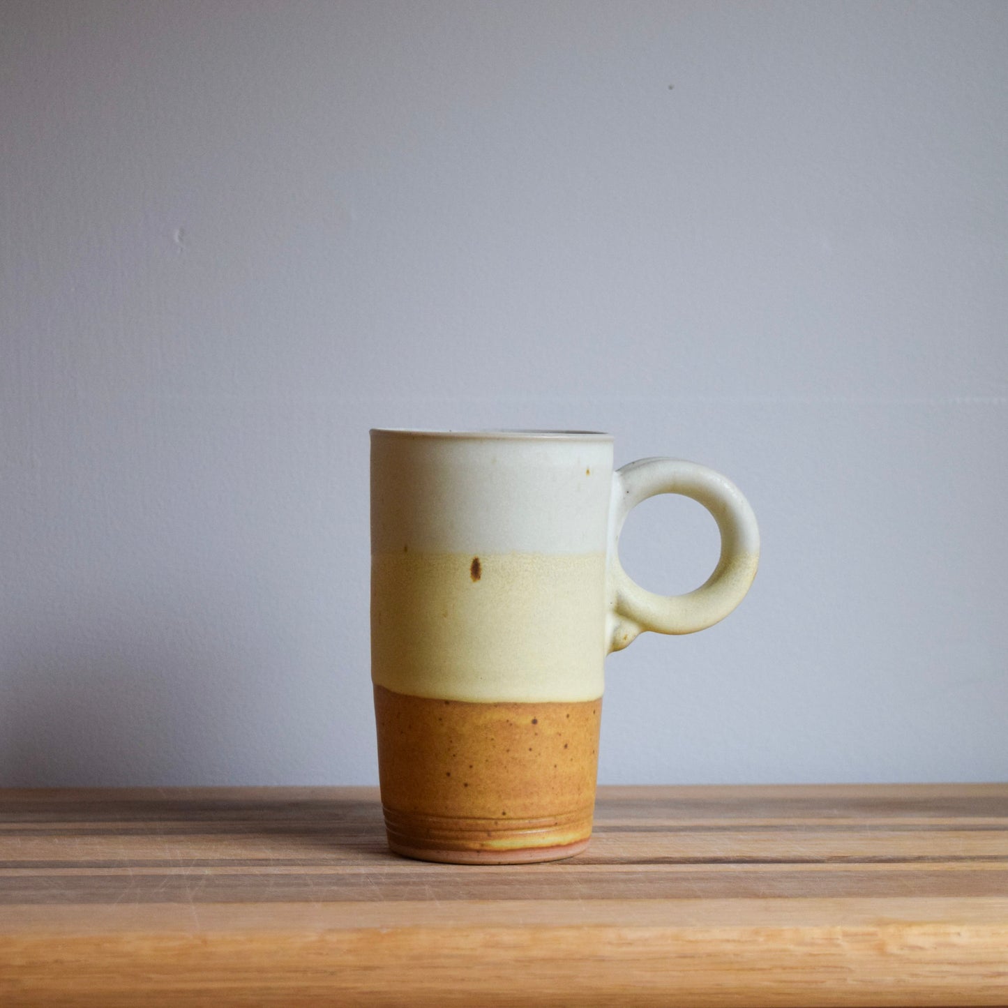 Ceramic Mug & Natural dyed Mat | Fall Meadow