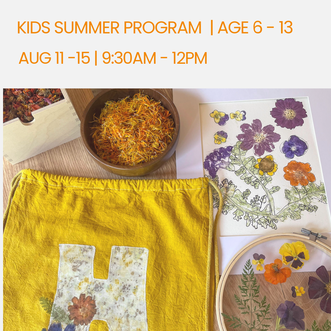 Nature Art Workshop | Aug 11 - 15(Mon. - Fri.) | 9:30am -12pm | Age 6 -13